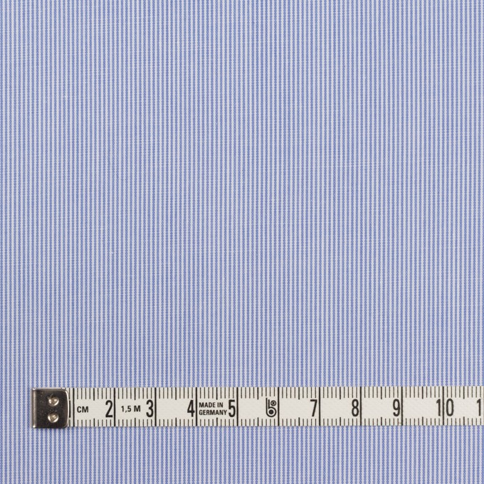 コットン×ストライプ(ブルー)×ブロード イメージ4