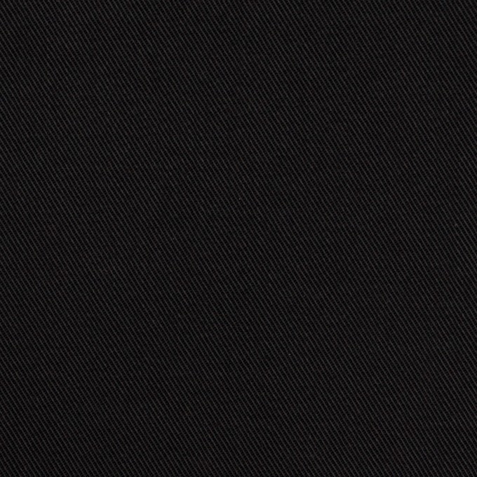 コットン＆ポリウレタン×無地(ブラック)×チノクロス・ストレッチ イメージ1