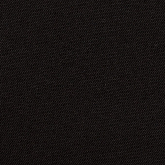 コットン＆ポリウレタン×無地(ブラック)×チノクロス・ストレッチ イメージ1