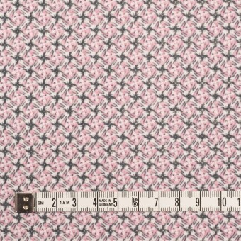 ポリエステル×小紋(ピンク)×ジョーゼット_全2色 サムネイル4