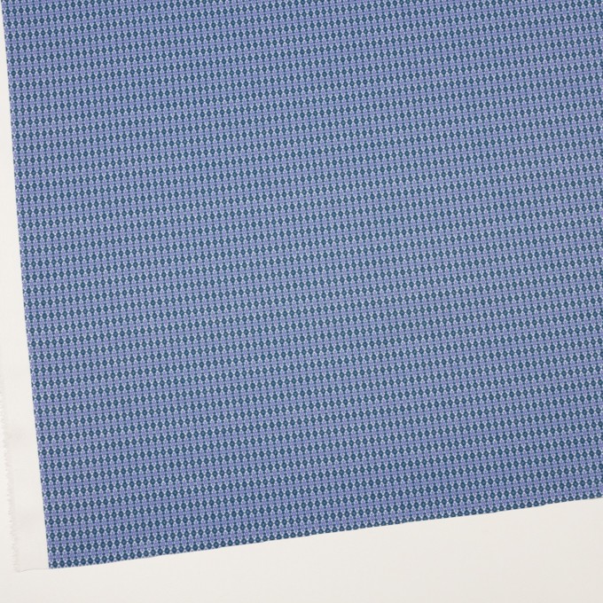 ポリエステル×小紋(ラベンダーブルー)×二重織 イメージ2