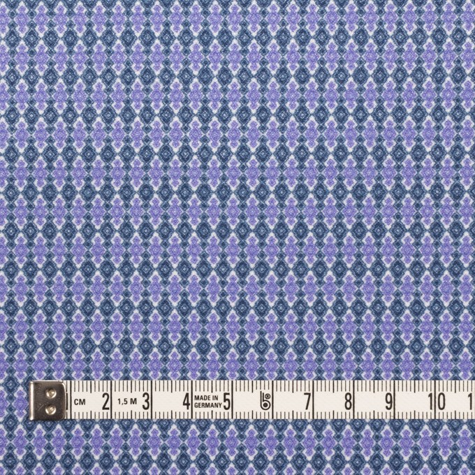 ポリエステル×小紋(ラベンダーブルー)×二重織 イメージ4