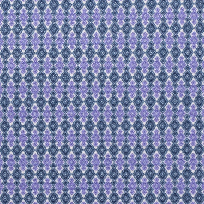 ポリエステル×小紋(ラベンダーブルー)×二重織 イメージ1