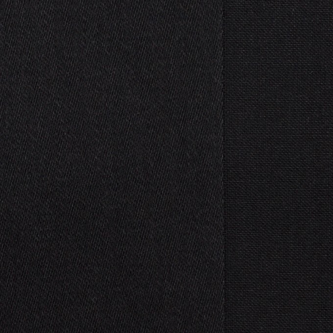 コットン＆ストライプ(チャコールブラック)×かわり織_全3色 イメージ1