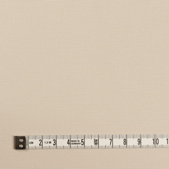 コットン＆ポリウレタン×無地(ライトベージュ)×厚オックスフォード・ストレッチ イメージ4