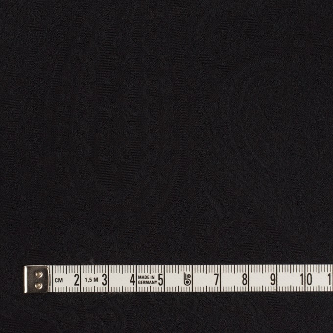 ポリエステル×ペイズリー(ブラック)×形状記憶ジャガード イメージ4