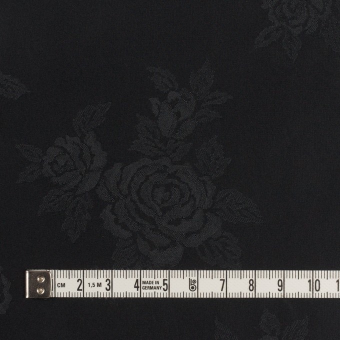 ポリエステル×フラワー(ブラック)×形状記憶タフタ・ジャガード_全2色 イメージ4