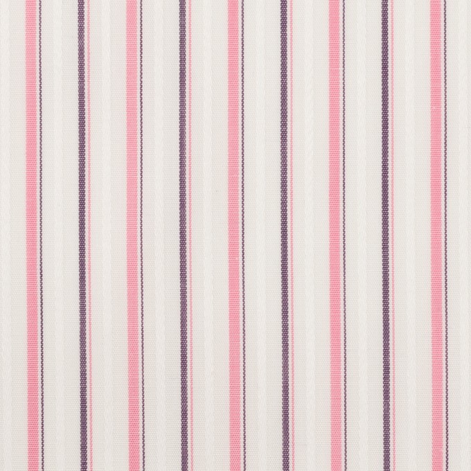 コットン×ストライプ(ピンク)×ブロードドビー_全3色 イメージ1