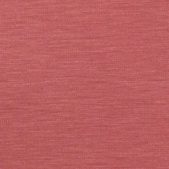 レーヨン＆コットン混×無地(ローズピンク)×スムースニット イメージ1